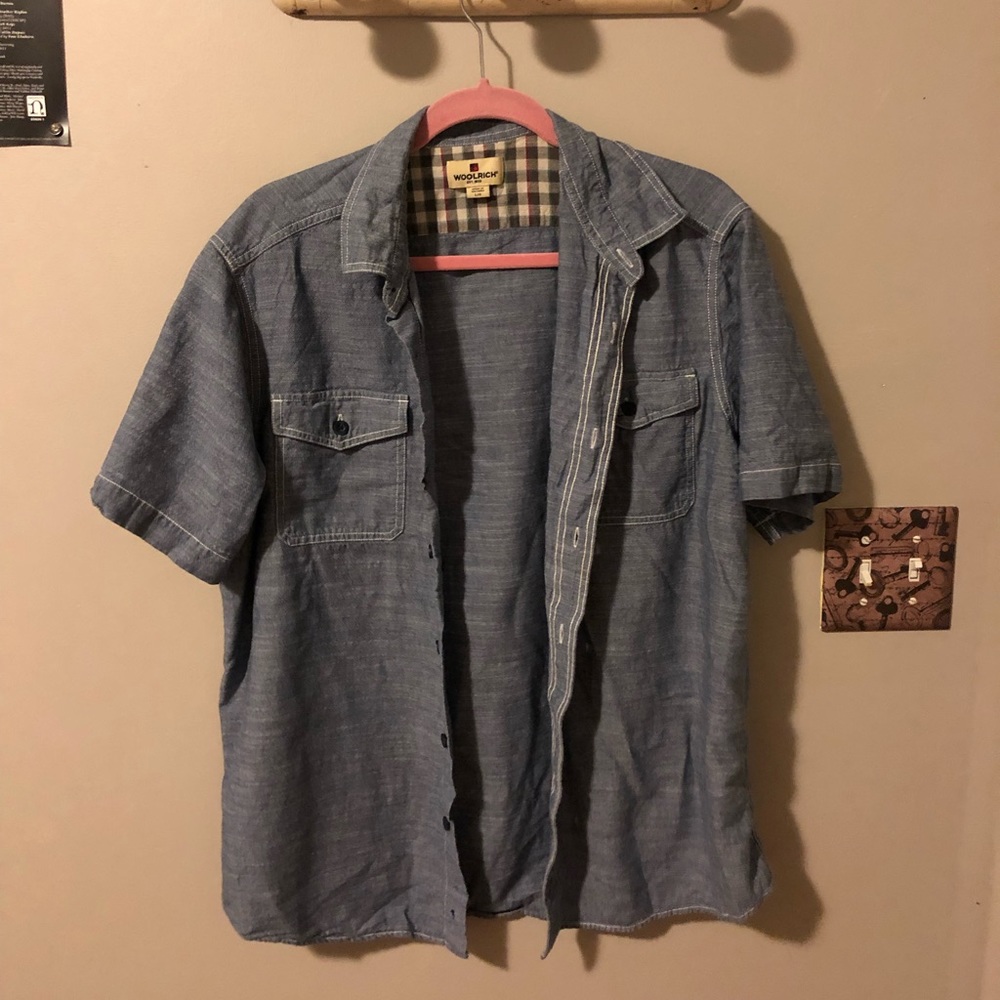 Woolrich Short sleeve denim button up